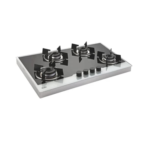 Professional 3-Burner Built-in Gas Hob | Elegant Toughened Glass